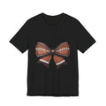 Football Bow T-Shirt — Cute Sports Bow Tee for Game Day