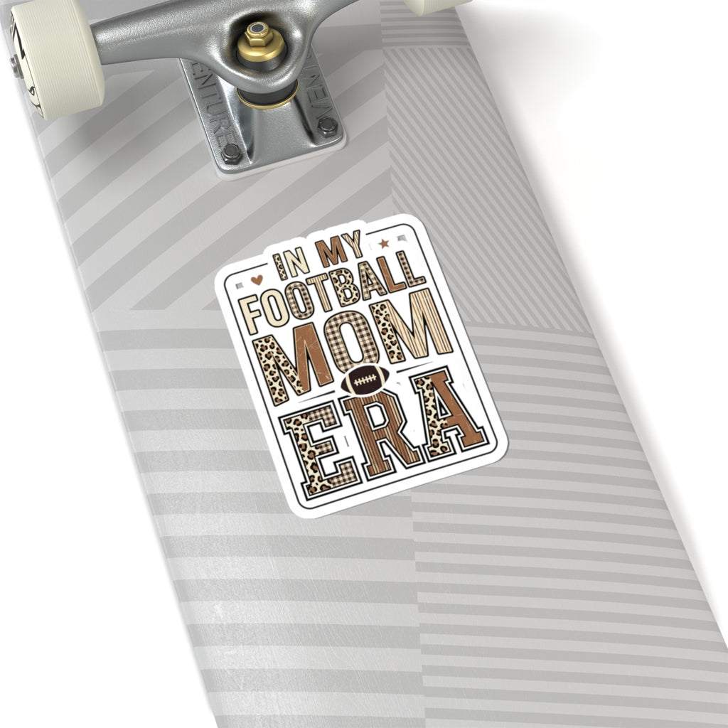 Football Mom Leopard Sticker | Kiss-Cut Vinyl, Football Season