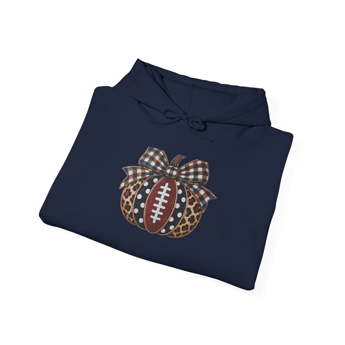 Leopard Football Pumpkin Hoodie