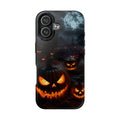 Halloween Jack-O’-Lantern Tough Phone Case — Spooky Pumpkin Night Protective Cover