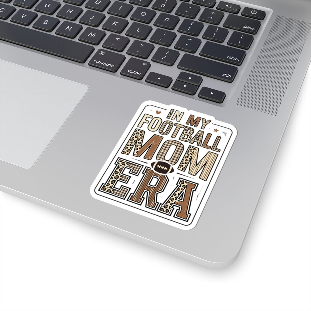 Football Mom Leopard Sticker | Kiss-Cut Vinyl, Football Season
