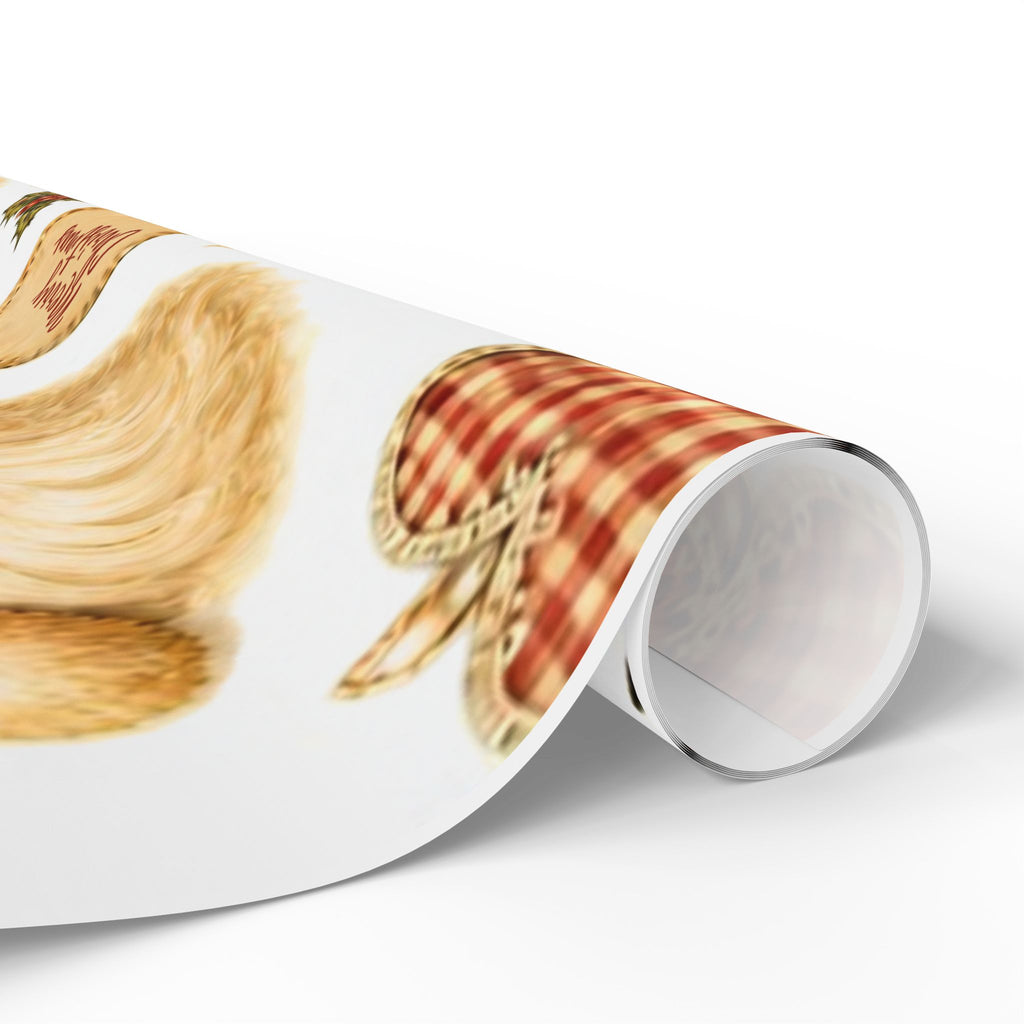 Vintage Santa Christmas Wrapping Paper