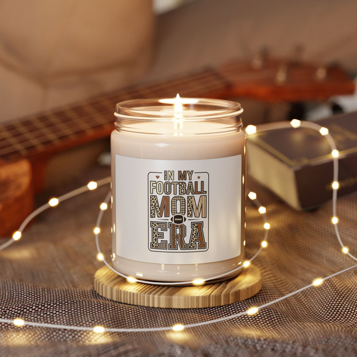 Football Mom Era Candle | Scented Soy 9oz, Tailgate Season