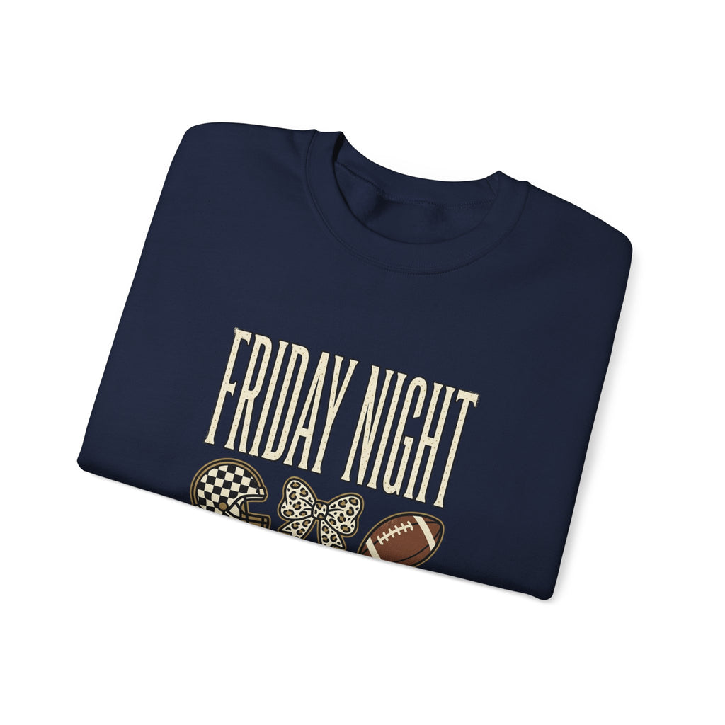 Friday Night Football Crewneck Sweatshirt | Football Season Tee