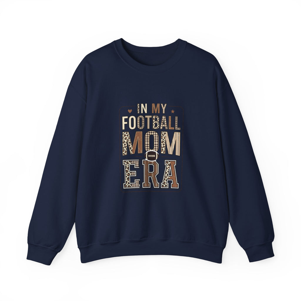 Football Mom Crewneck Sweatshirt | Leopard Print Football Season