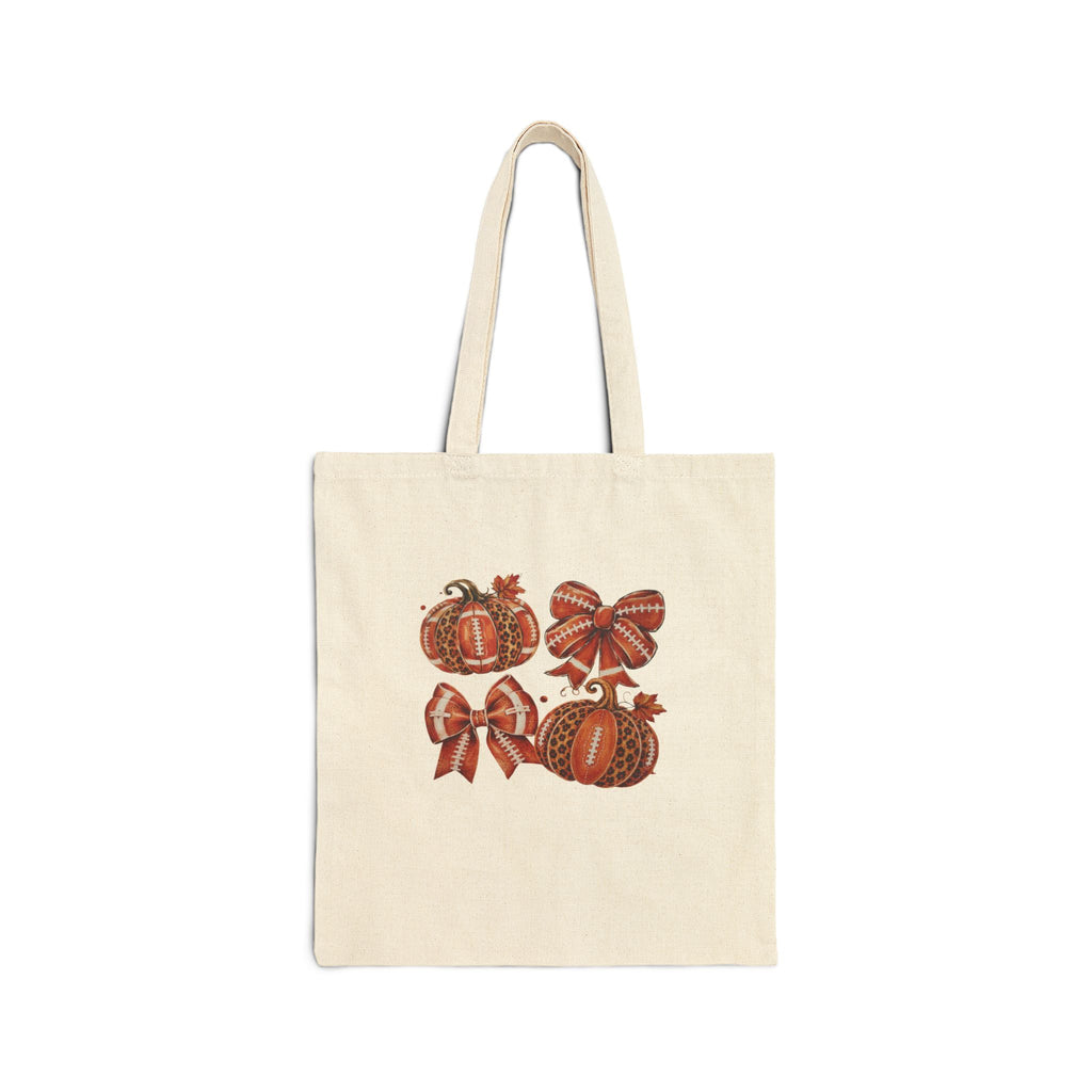 Autumn Pumpkin Bow Tote