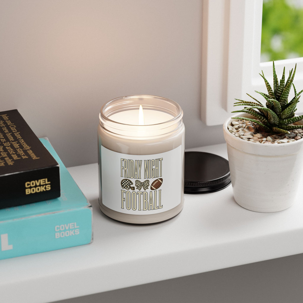 Friday Night Football Candle | Soy Jar Candle, Game Day Decor