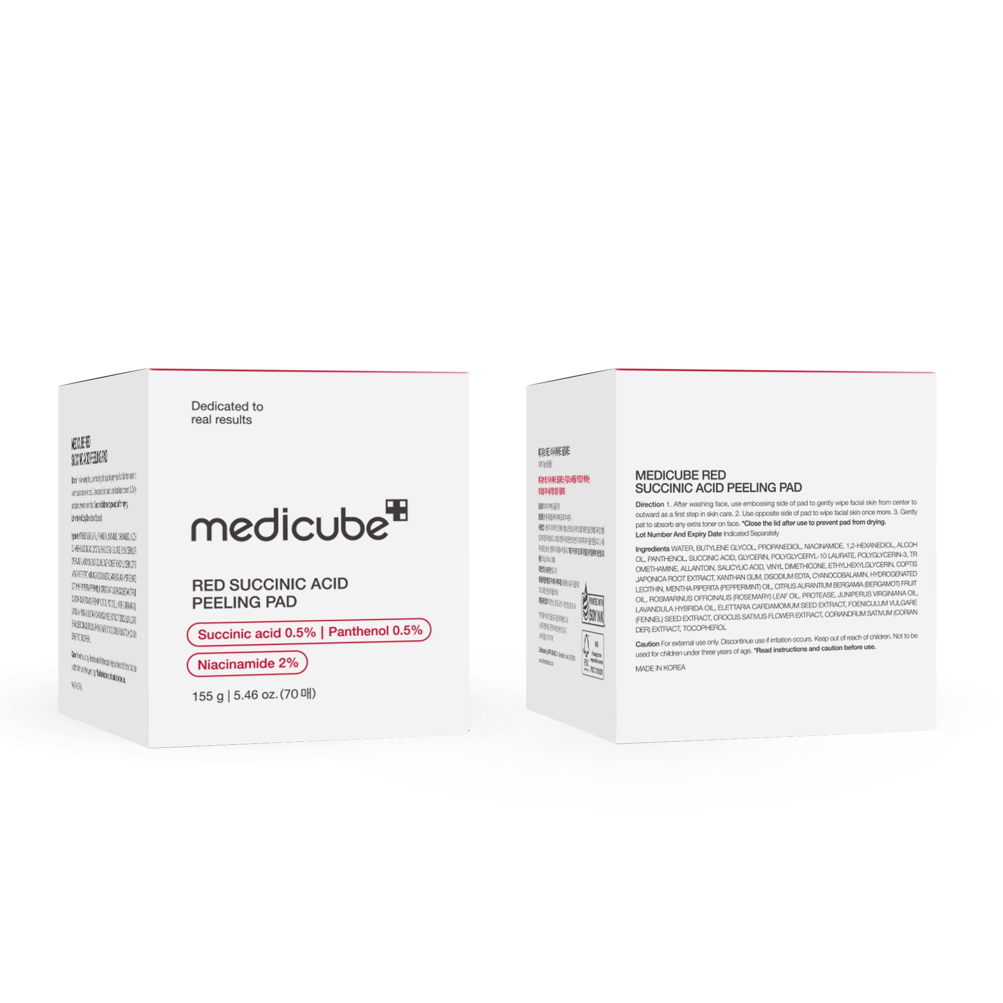 medicube Toner Pads Kojic Acid Turmeric Clarifying Toner Pad for Troubled Skin & Use After Spot Care, Soothing with Kojic Acid, Turmeric, Niacinamide, Glycolic Acid, Korean Skin Care, 70 Pads (1 Pack)