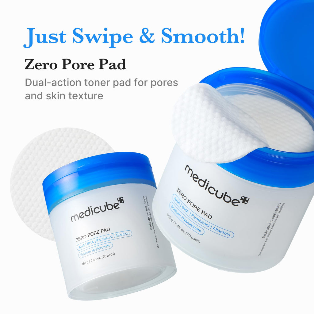 medicube Toner Pads Kojic Acid Turmeric Clarifying Toner Pad for Troubled Skin & Use After Spot Care, Soothing with Kojic Acid, Turmeric, Niacinamide, Glycolic Acid, Korean Skin Care, 70 Pads (1 Pack)