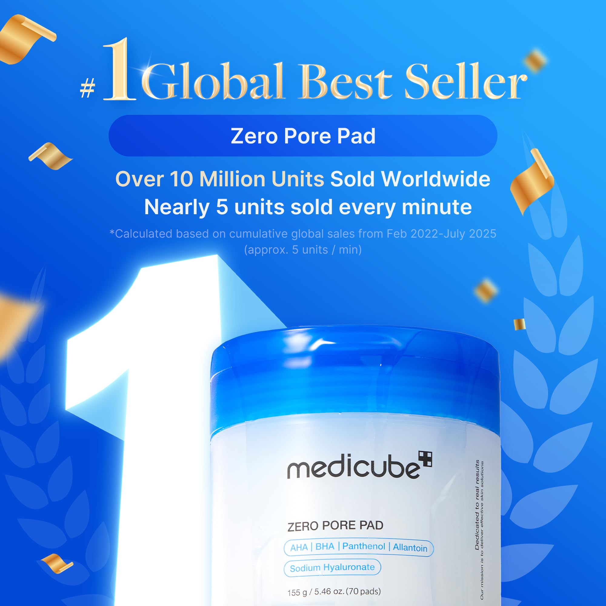 medicube Toner Pads Kojic Acid Turmeric Clarifying Toner Pad for Troubled Skin & Use After Spot Care, Soothing with Kojic Acid, Turmeric, Niacinamide, Glycolic Acid, Korean Skin Care, 70 Pads (1 Pack)