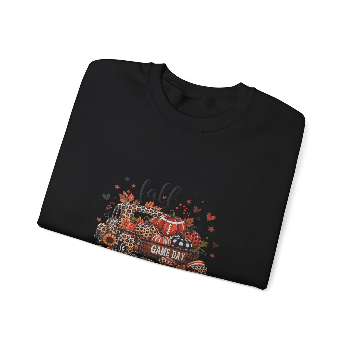 Fall Vibes Sweatshirt — Game Day Pumpkin Truck Crewneck