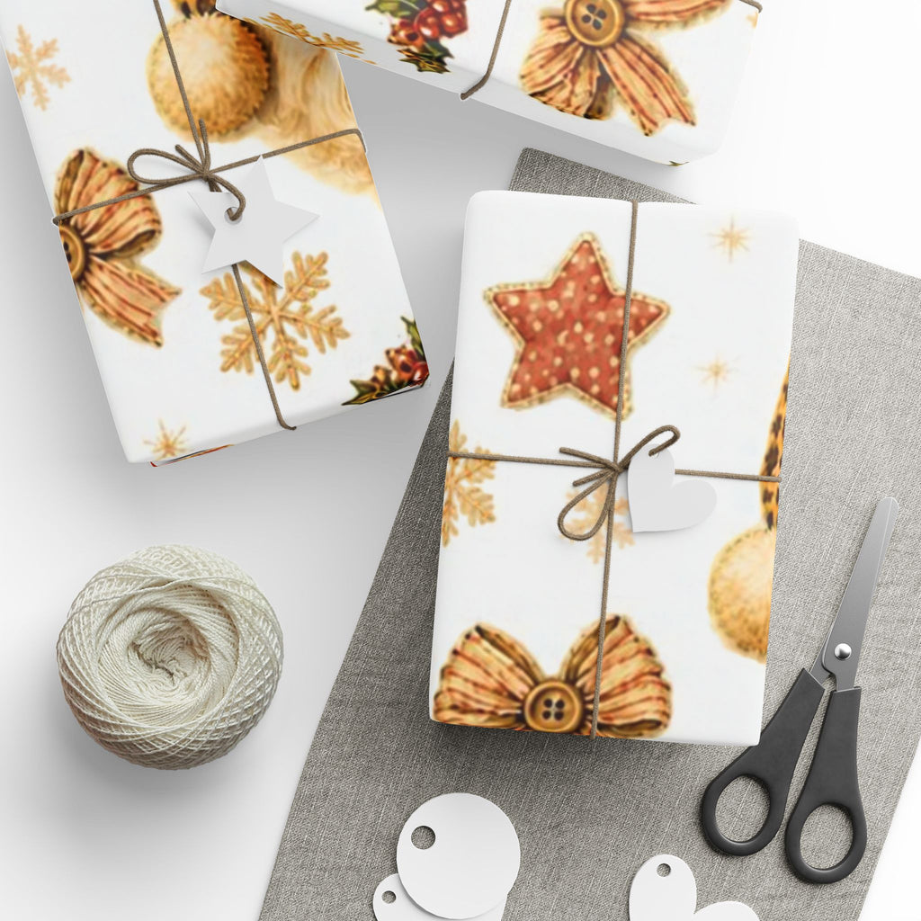 Vintage Santa Christmas Wrapping Paper