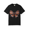 Football Bow T-Shirt — Game Day Sports Bow Graphic Tee