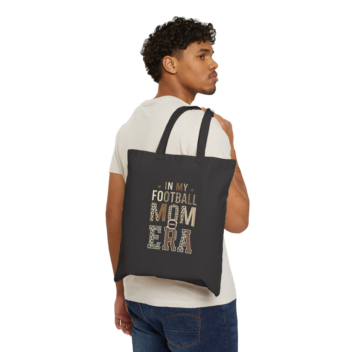 Football Mom Era Tote | Football Season mom canvas bag