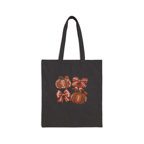 Autumn Pumpkin Bow Tote