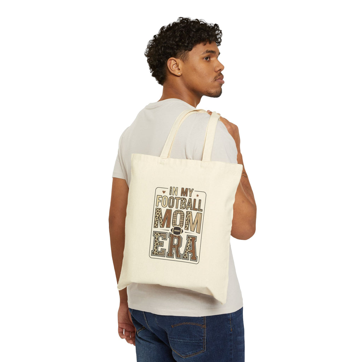 Football Mom Era Tote | Football Season mom canvas bag