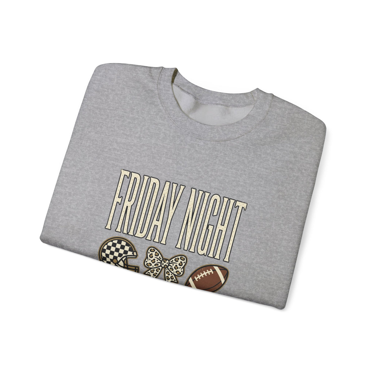 Friday Night Football Crewneck Sweatshirt | Football Season Tee