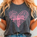 Pink Heart w/Cross