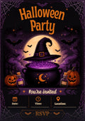 Witch Halloween Invite